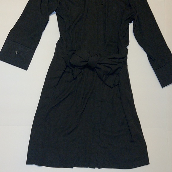 🆕 Gretchen Scott Black Shirt Dress - Women’s Size Small - Picture 4 of 6